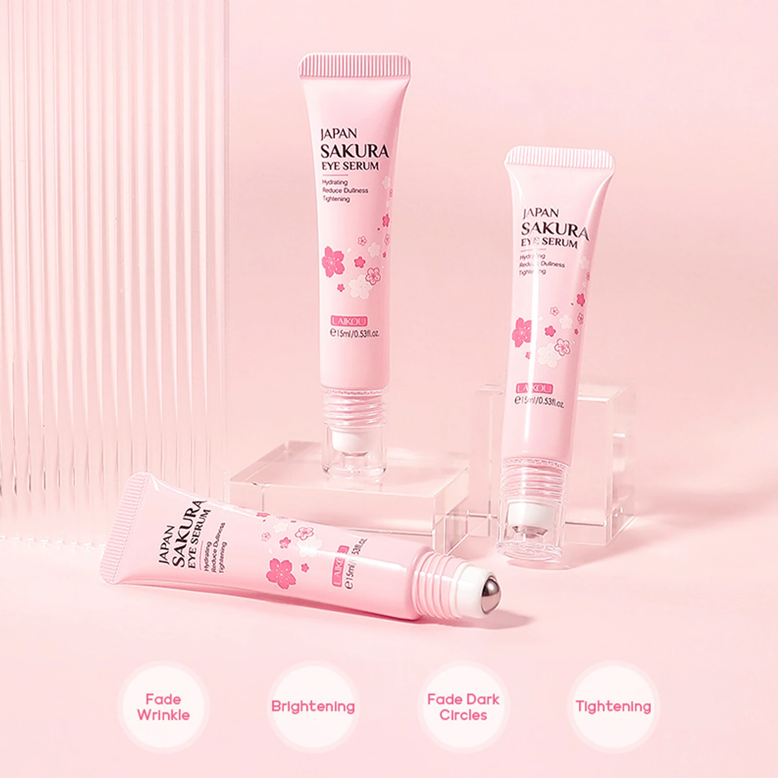 Laikou Sakura Eye Serum 15ml - Image 2