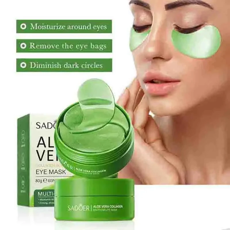 60pcs Aloe Vera Collagen Eye Mask - Image 2