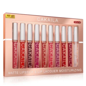 Alternative view of Cakaila Nude Lip Gloss Matte 10pcs/set