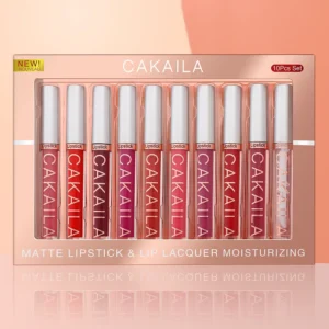 Cakaila Nude Lip Gloss Matte 10pcs/set