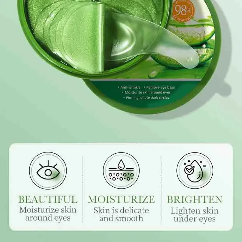 60pcs Aloe Vera Collagen Eye Mask - Image 4