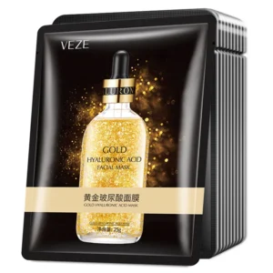 24K Gold Hyaluronic Acid Face Mask 10 Pcs