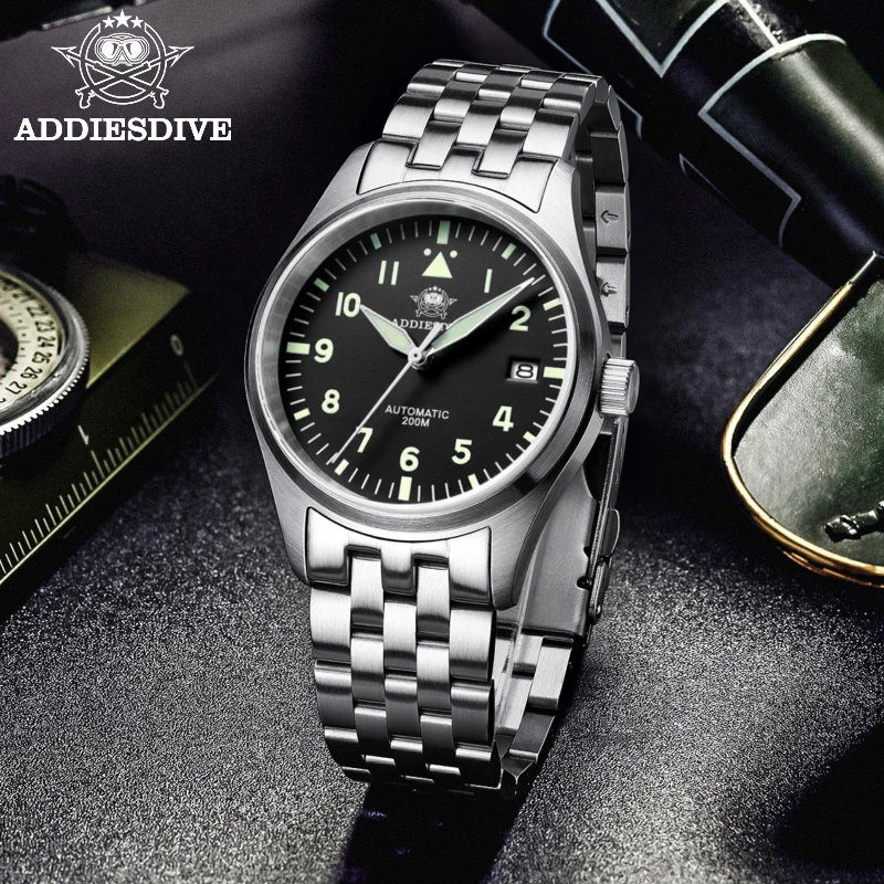 Addiesdive Luxury Business Watch NH35A 316L