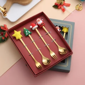 Alternative view of Stainless Steel Spoon Christmas Gift Set