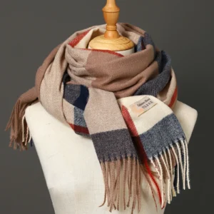 Classic Plaid Women Scarf
