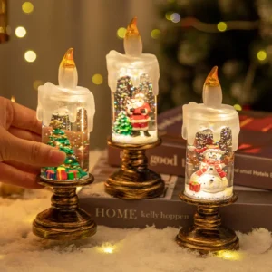 Christmas Decorations Candle Lights Ornament