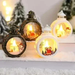 Christmas Round Glass Decoration