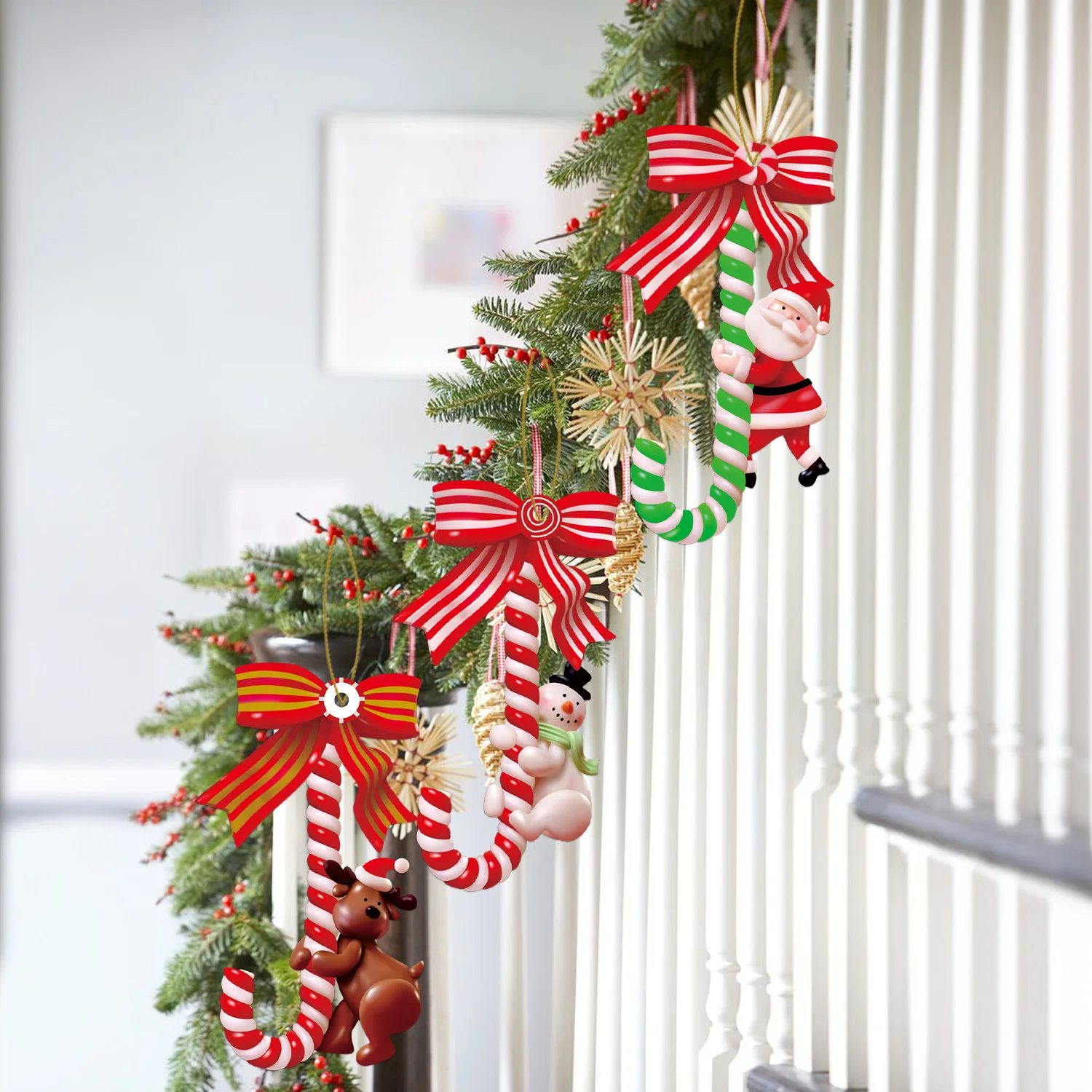 Christmas Tree Snowman Candy Pendants - Image 3