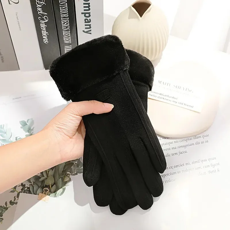 Women Winter Thick Plush Gloves - Image 5