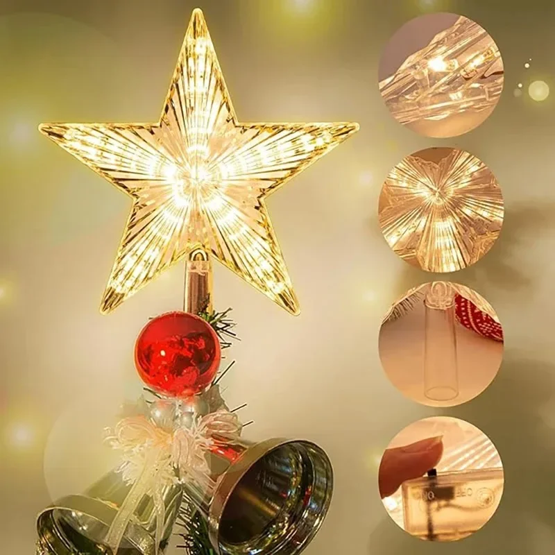 Christmas Tree Light Stars Decoration - Image 4
