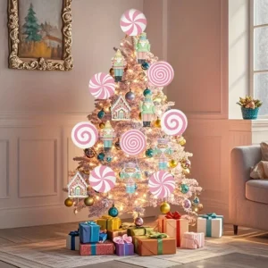Christmas Tree Party Peppermint Lollipop Decorations
